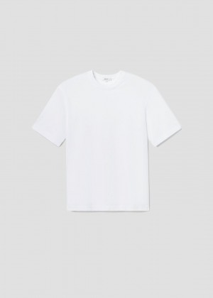 Agolde Asha Mock Neck Tee White | 074529-XCD