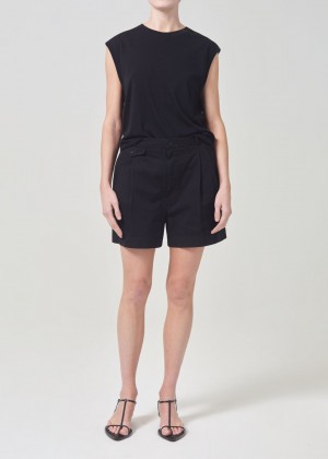 Agolde Becker Short Black | 372485-TSW