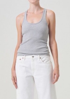 Agolde Bianca Tank Grey | 930478-JYU