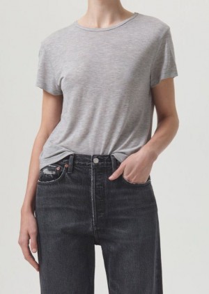 Agolde Drew Tee Grey | 261793-TNC