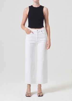 Agolde Harper Crop Jean Cream | 215368-IFY