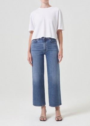 Agolde Harper Crop Jean Moor | 538107-BOU