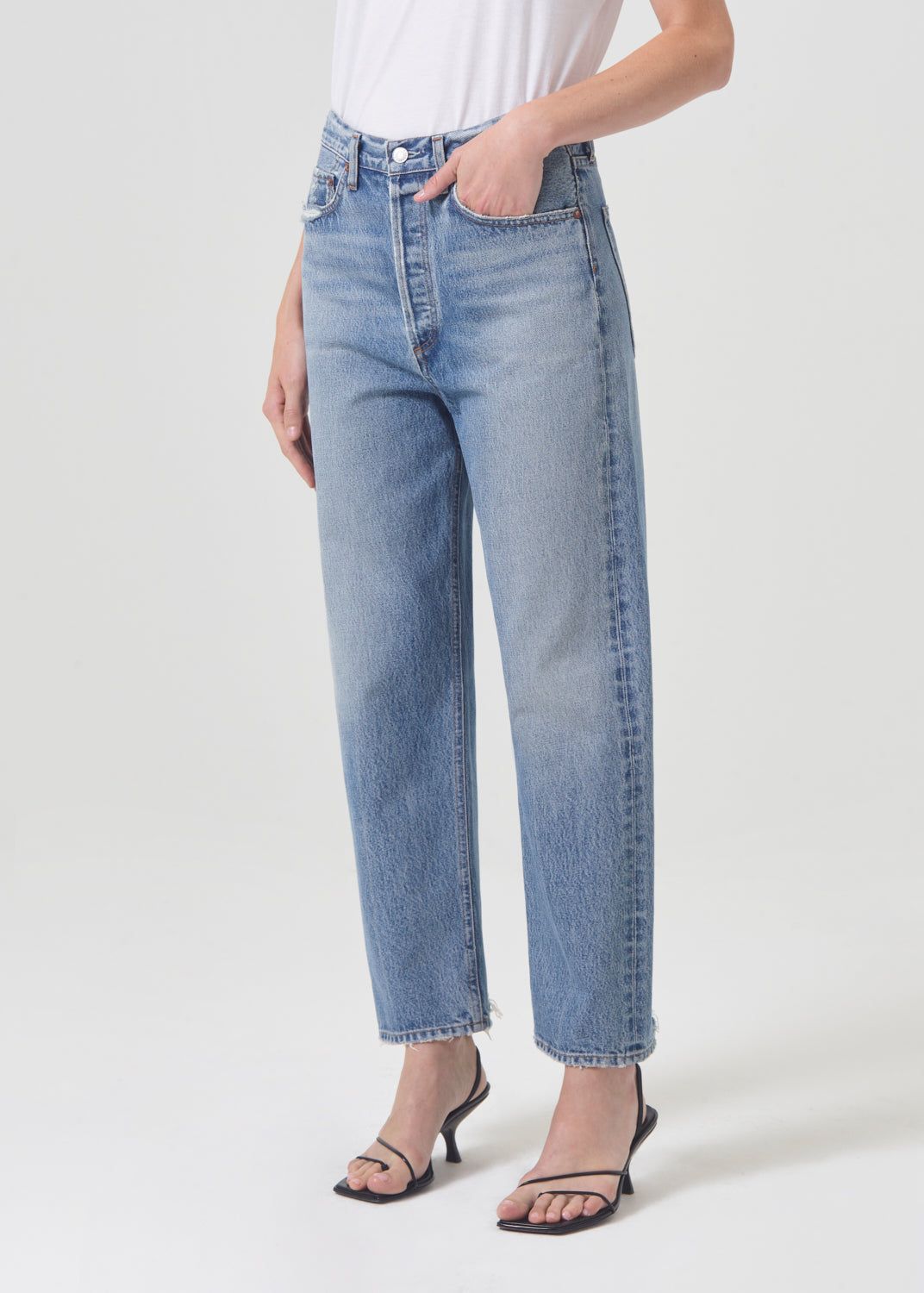 Agolde 90's Crop Mid Rise Straight Hooked | 163047-SEP