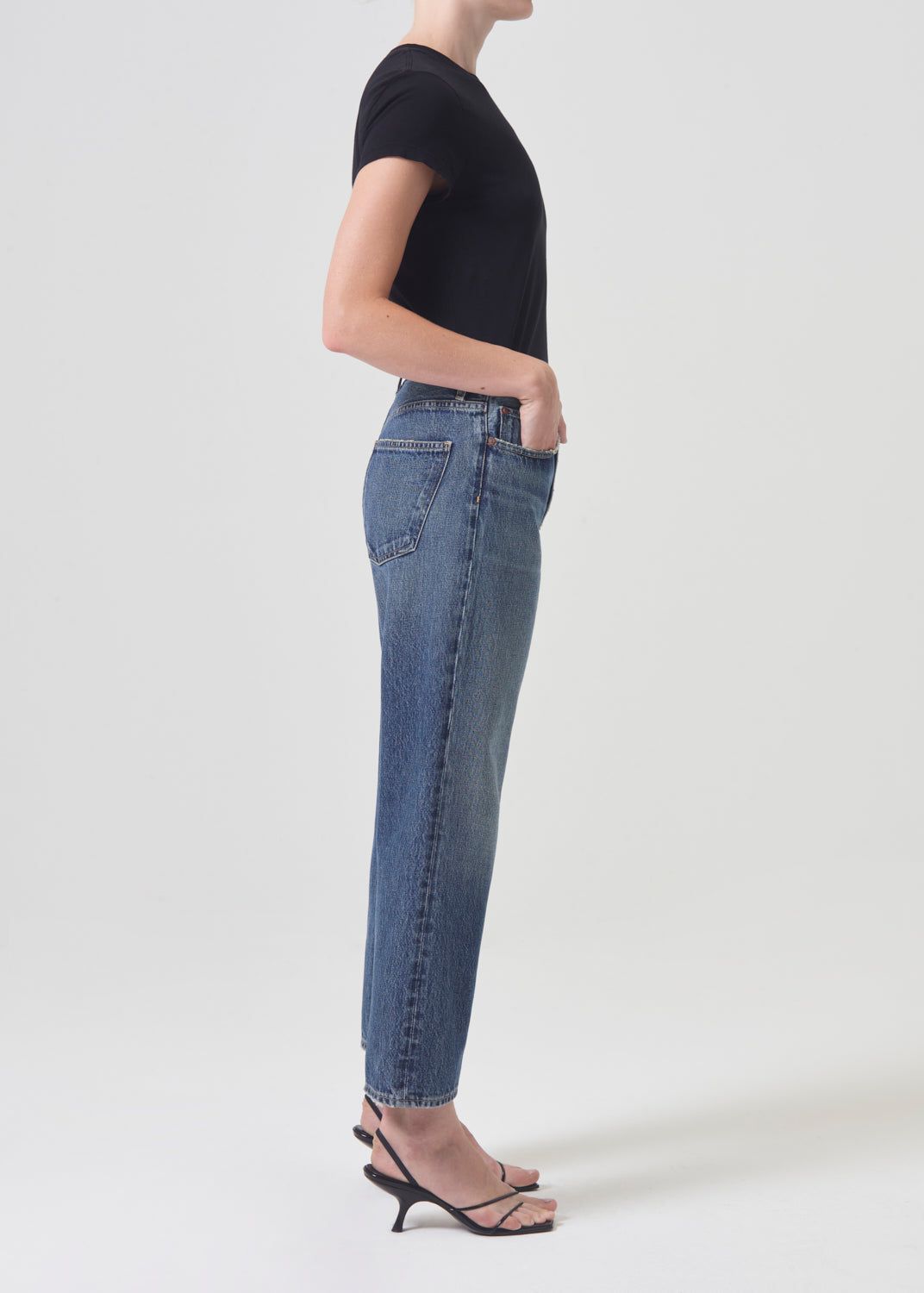 Agolde 90's Crop Mid Rise Straight Imagine | 298105-YRD