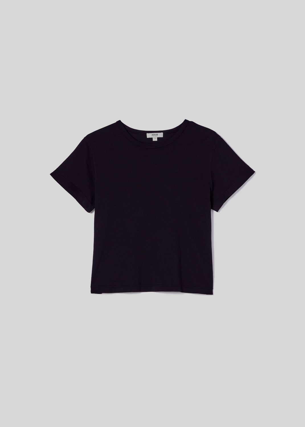 Agolde Adine Shrunken Tee Black | 509624-ERW