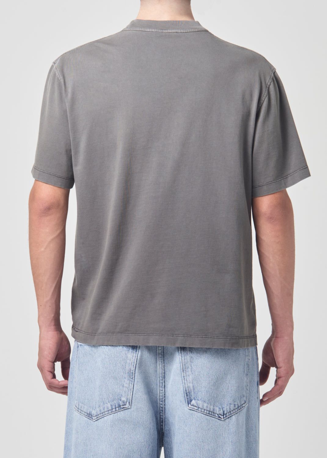 Agolde Asha Mock Neck Tee Flint | 761820-CLU