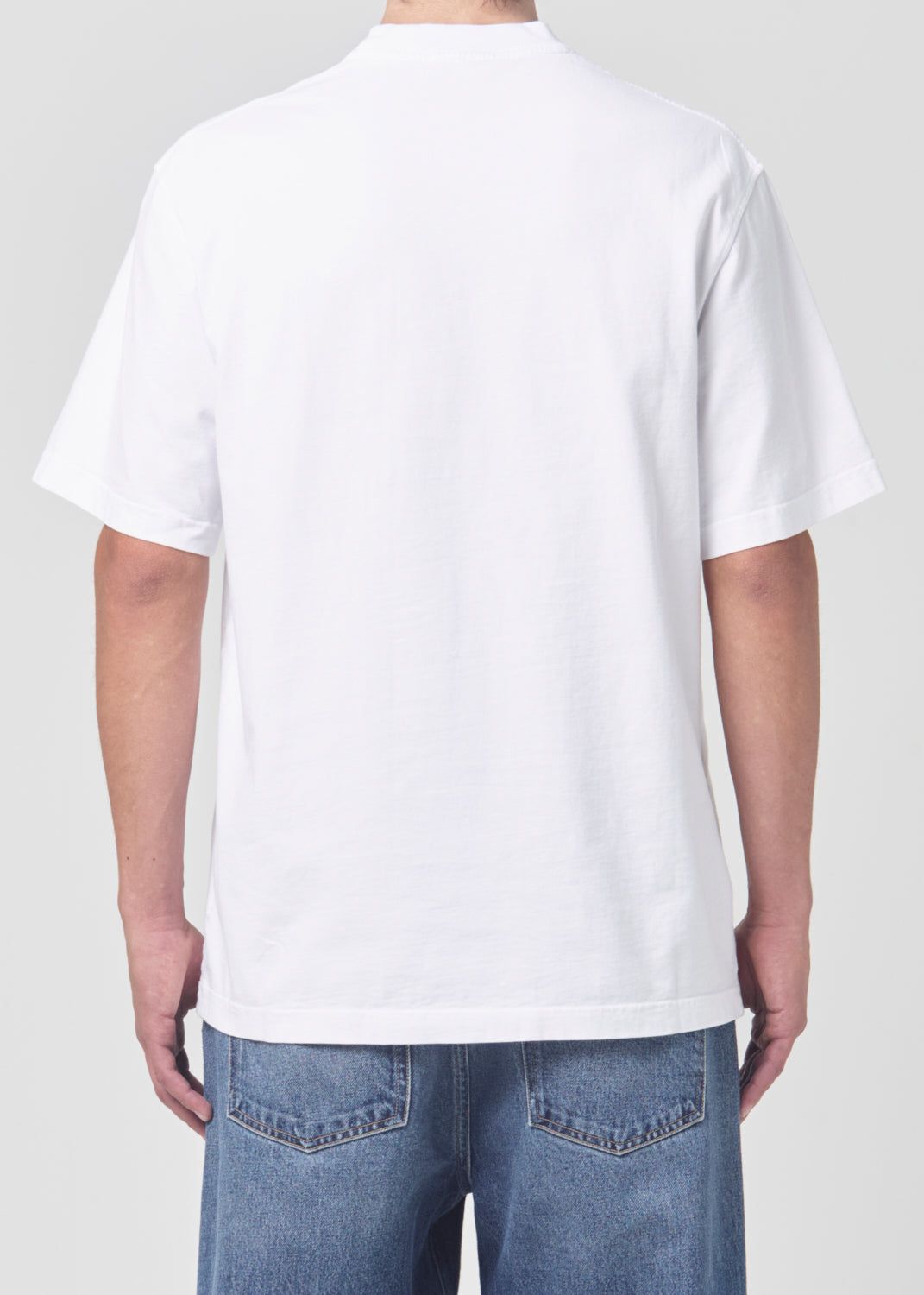 Agolde Asha Mock Neck Tee White | 074529-XCD