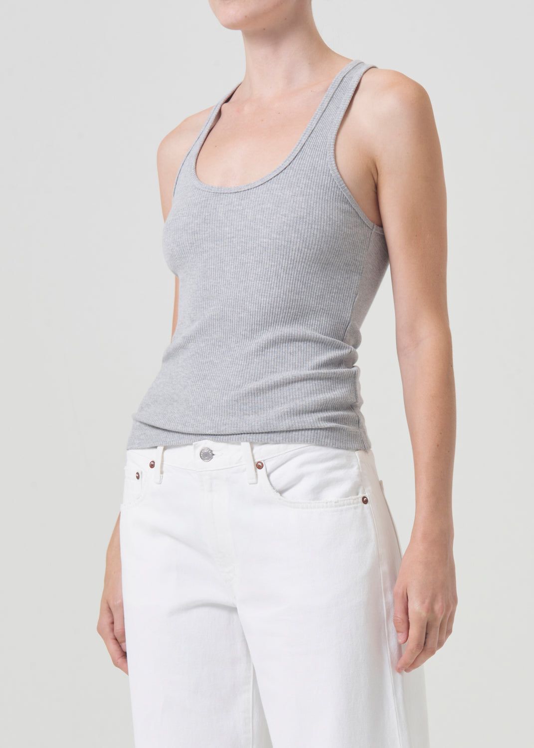 Agolde Bianca Tank Grey | 930478-JYU