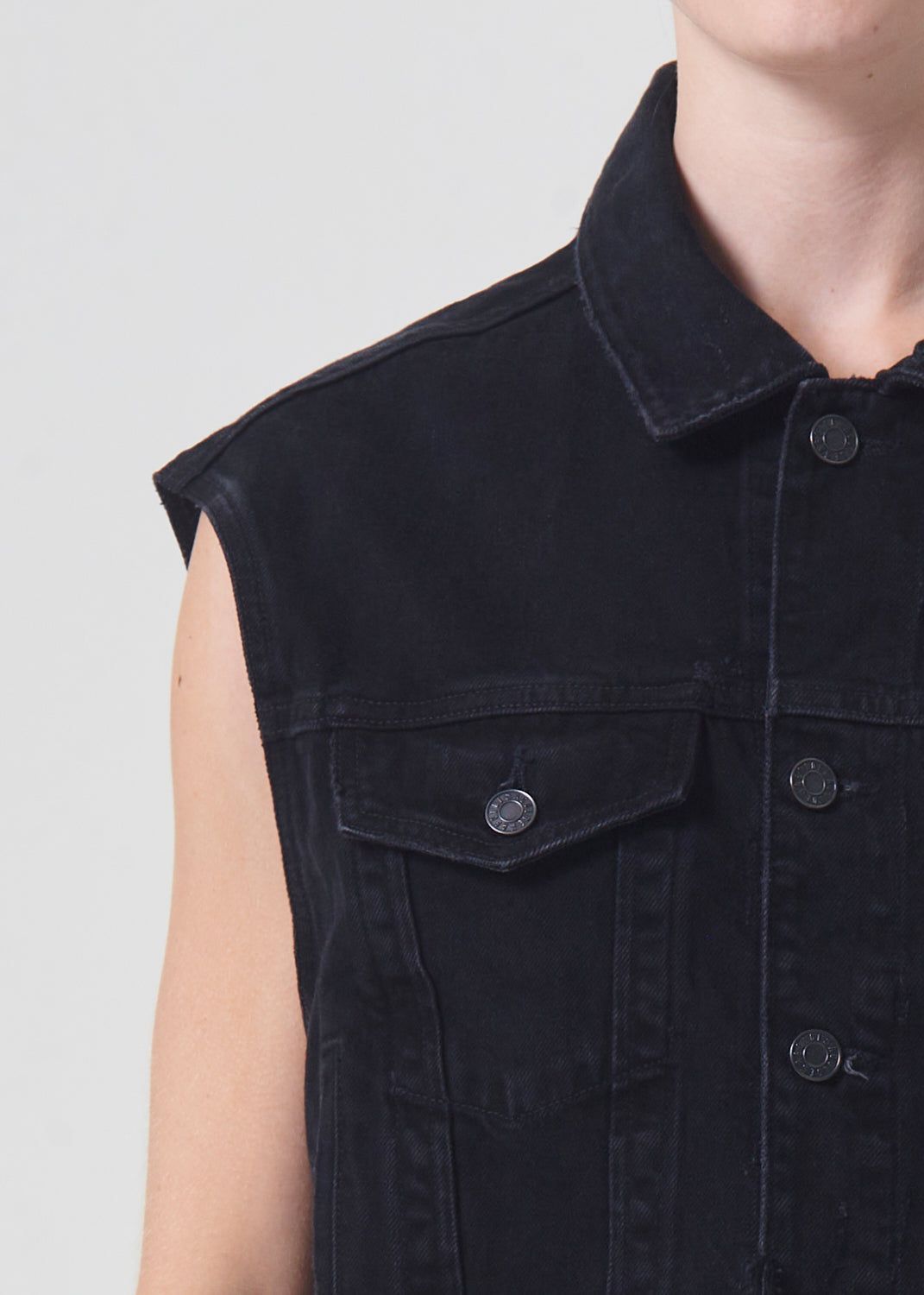 Agolde Charli Vest Jagged | 618297-VTP