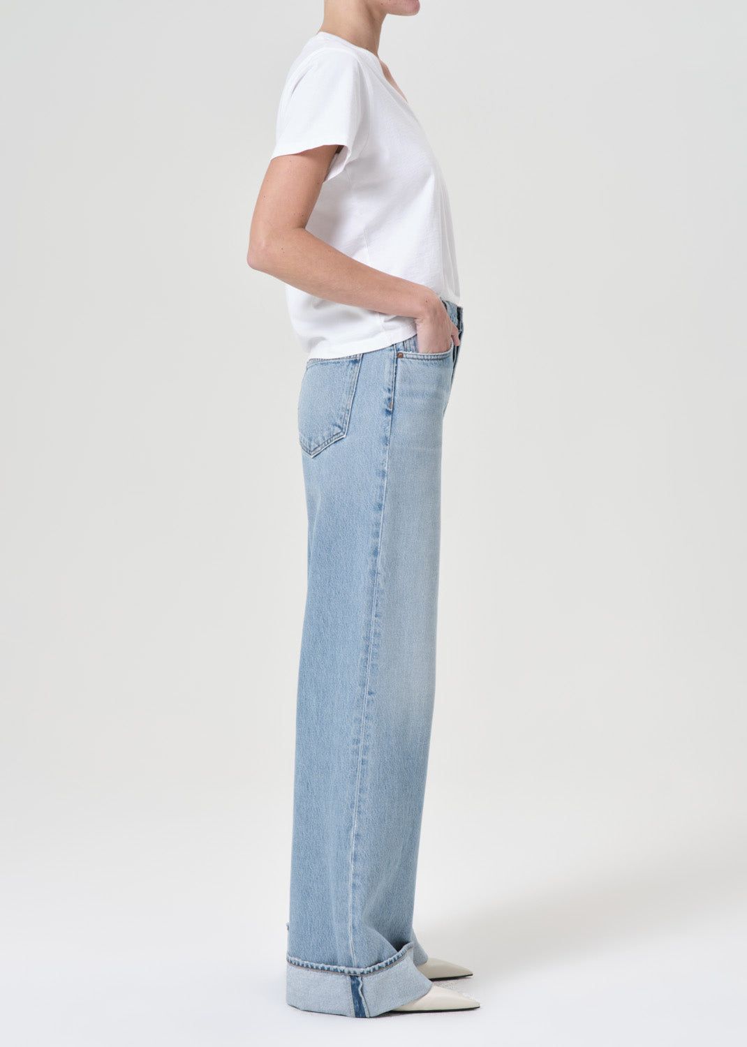 Agolde Dame High Rise Wide Leg Showdown | 915640-KOU