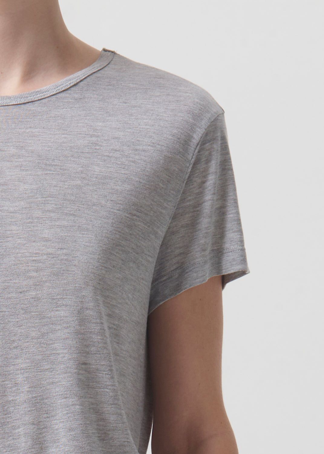 Agolde Drew Tee Grey | 261793-TNC