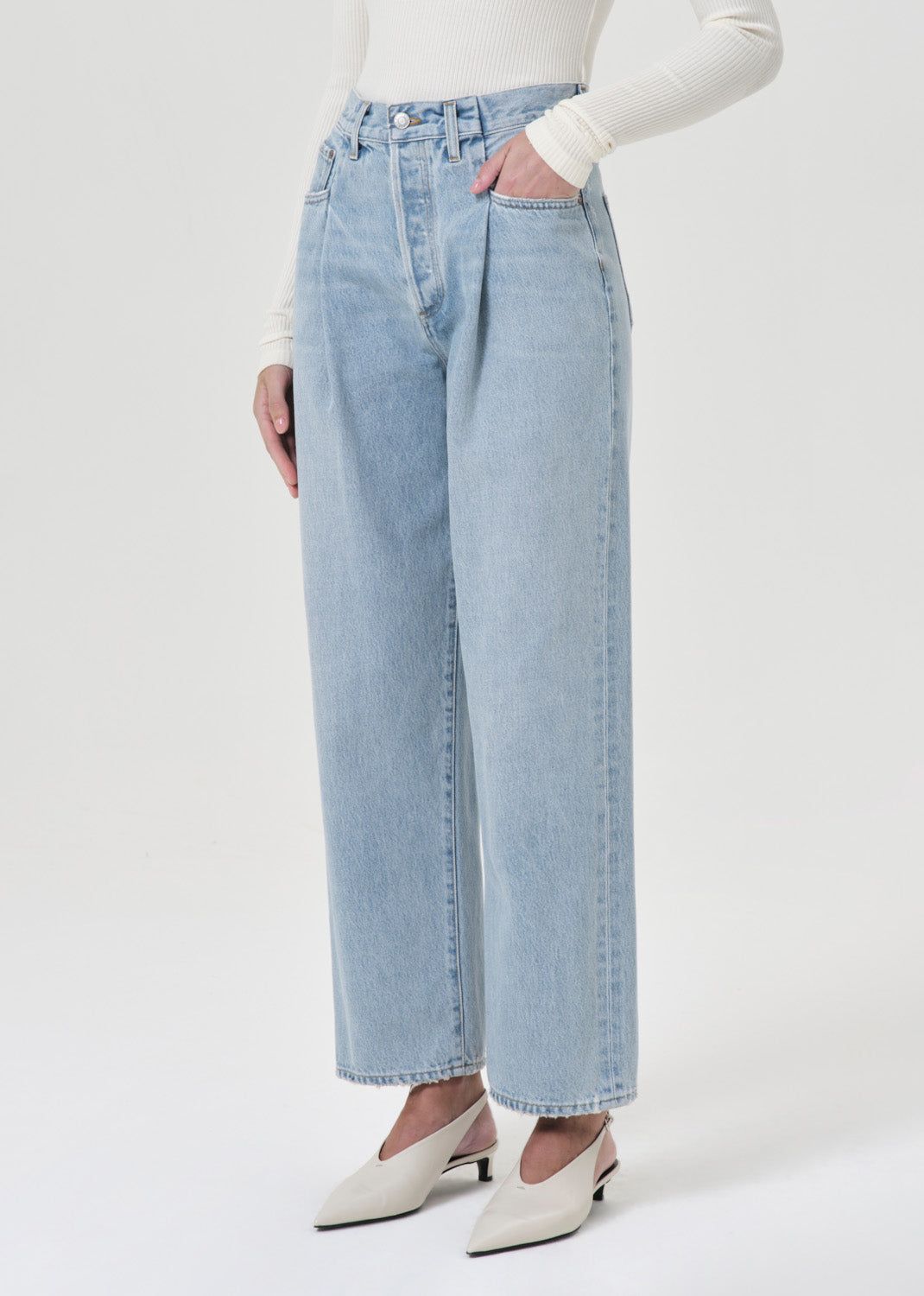 Agolde Fold Waistband Jean Sideline | 317248-MEJ