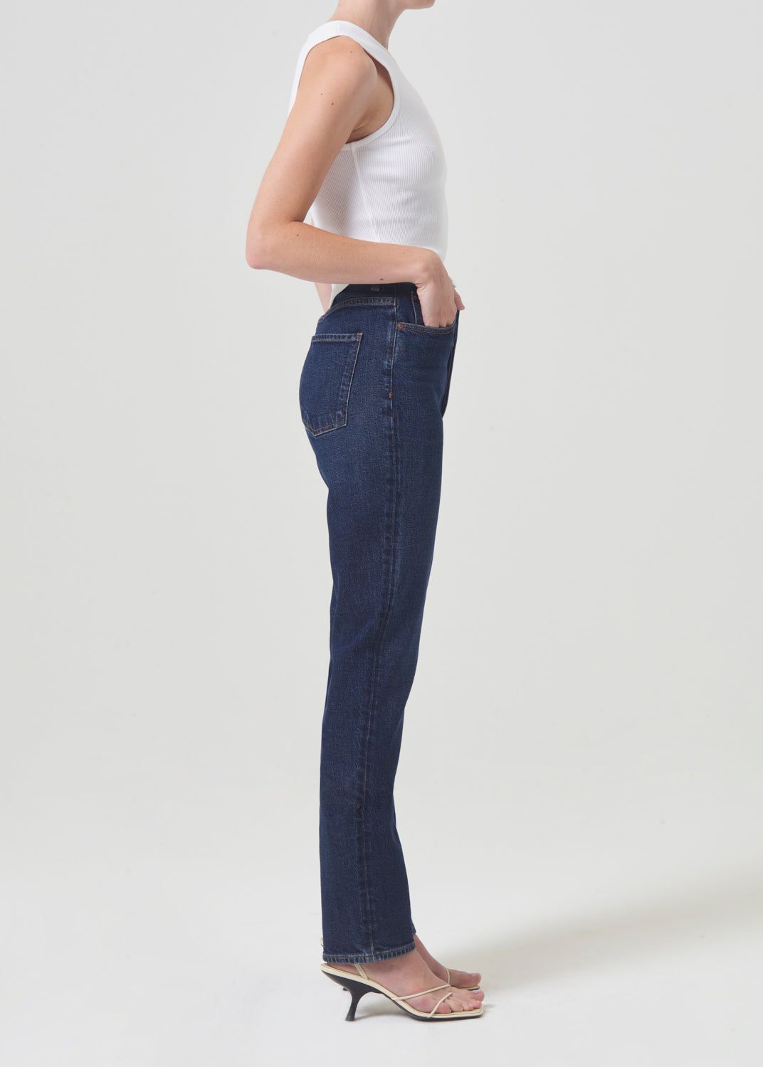 Agolde Freya High Rise Slim Stretch Divided | 703528-FRZ