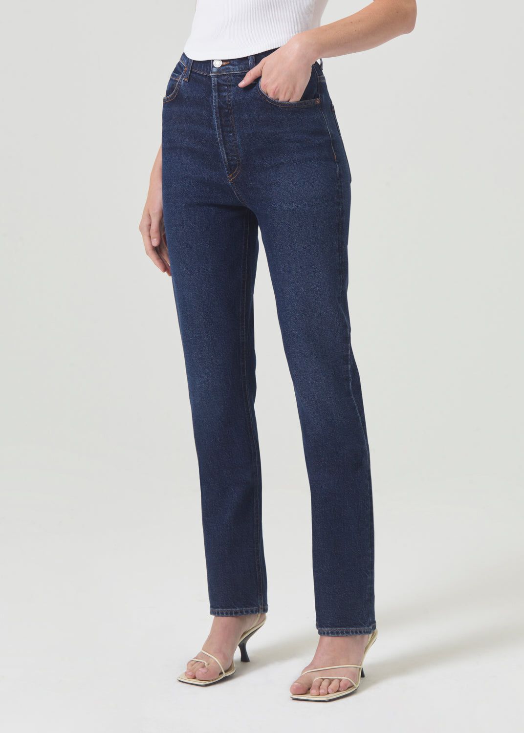 Agolde Freya High Rise Slim Stretch Divided | 703528-FRZ