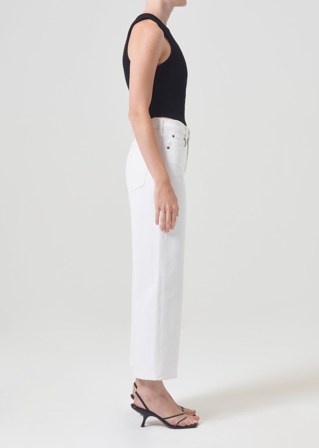 Agolde Harper Crop Jean Cream | 215368-IFY