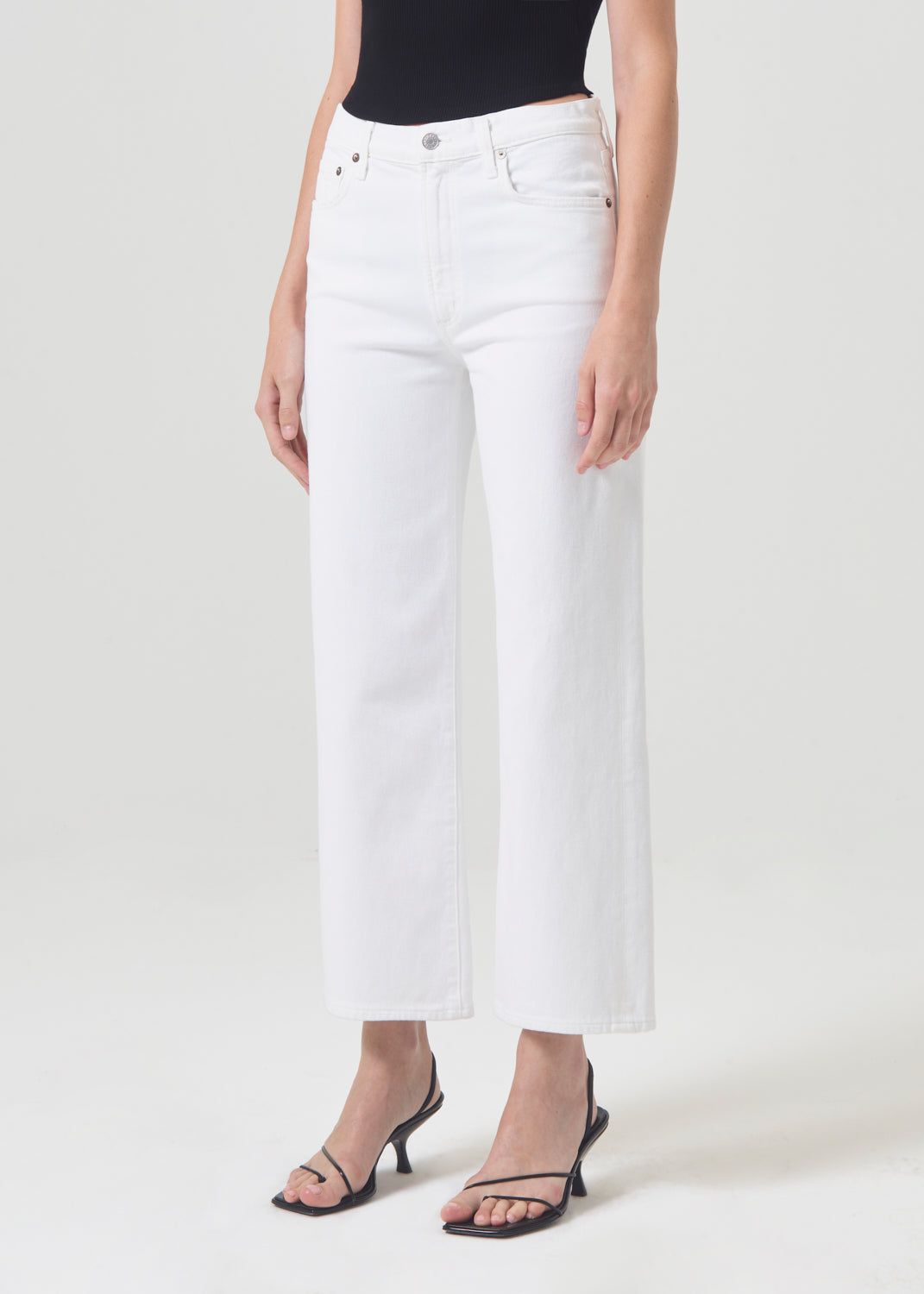 Agolde Harper Crop Jean Cream | 215368-IFY