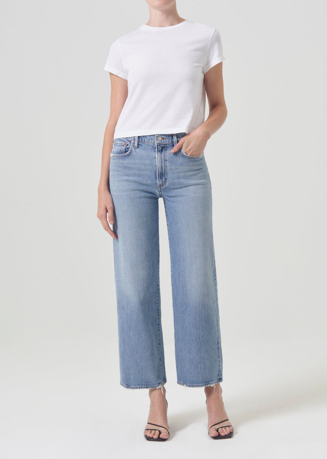 Agolde Harper Crop Jean Hassle | 342961-PIG