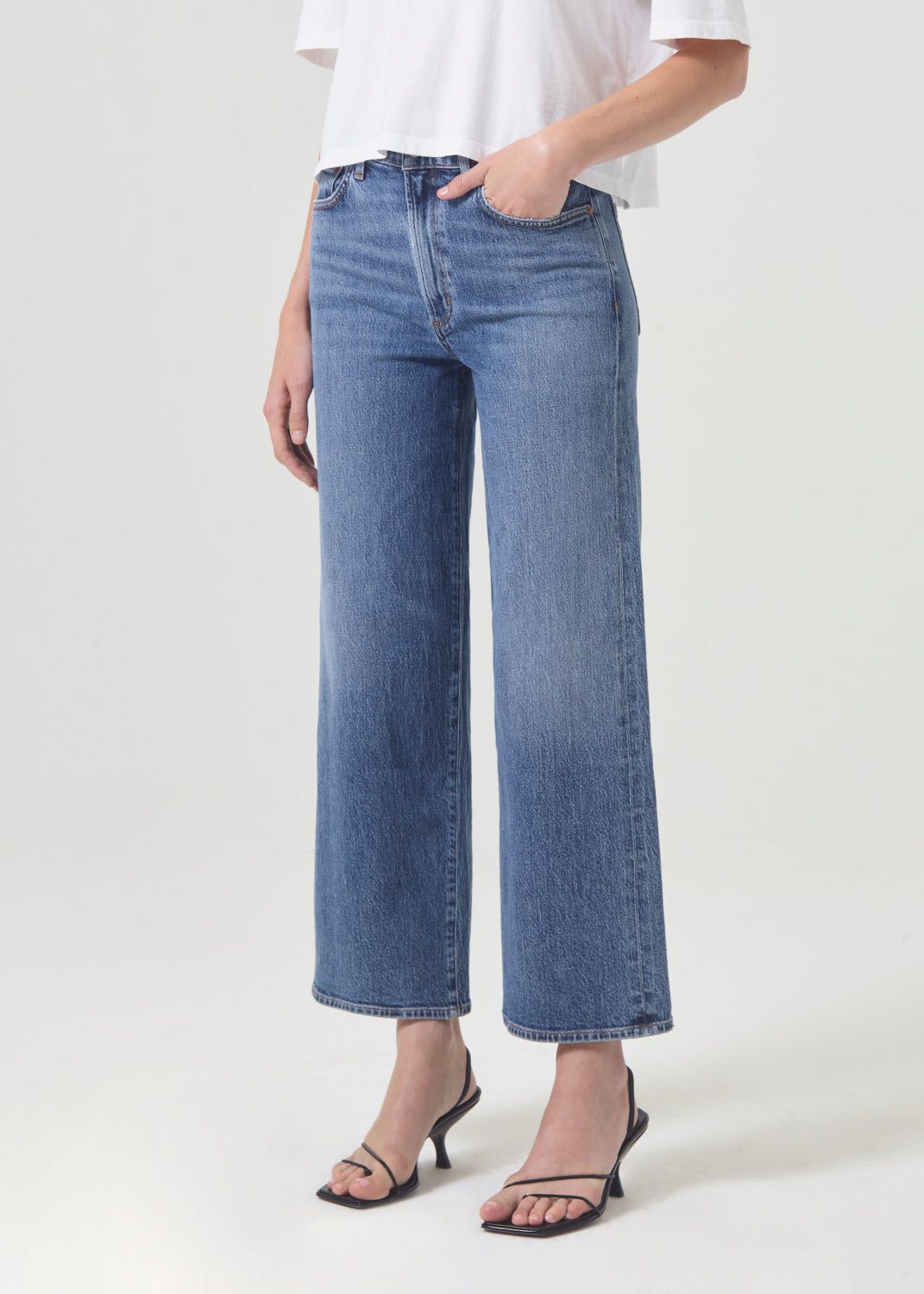 Agolde Harper Crop Jean Moor | 538107-BOU