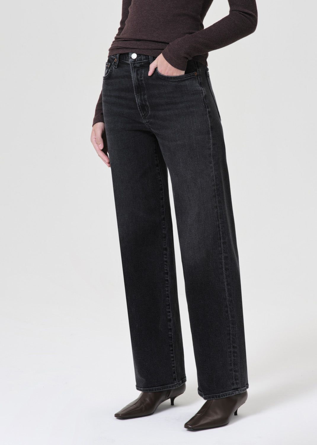 Agolde Harper Straight Jean Stretch Hush | 498356-BST