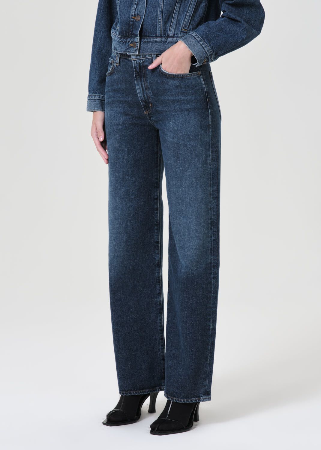 Agolde Harper Straight Jean Stretch Tempo | 395672-XOB