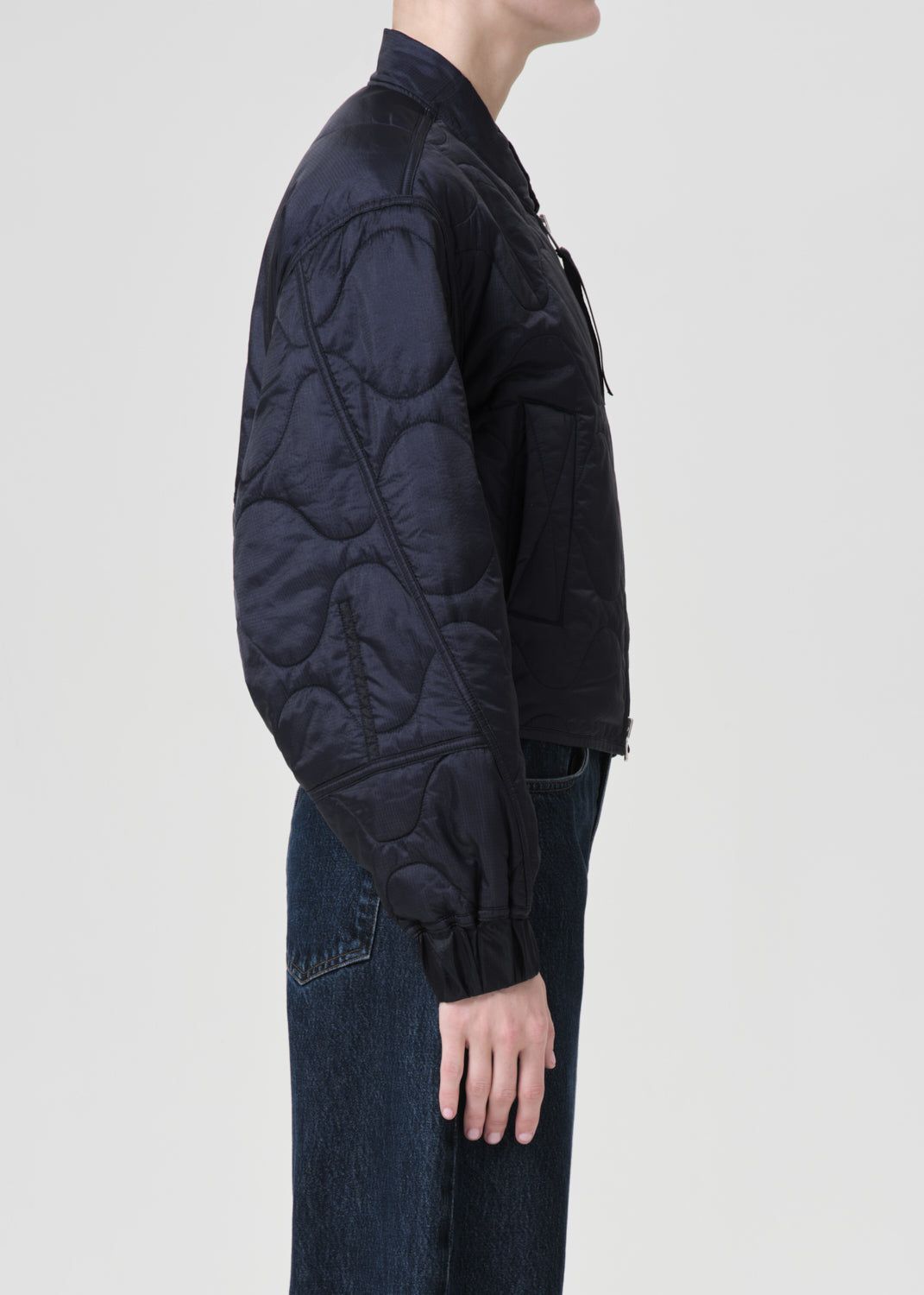 Agolde Iona Quilted Jacket Ink | 836205-SDQ