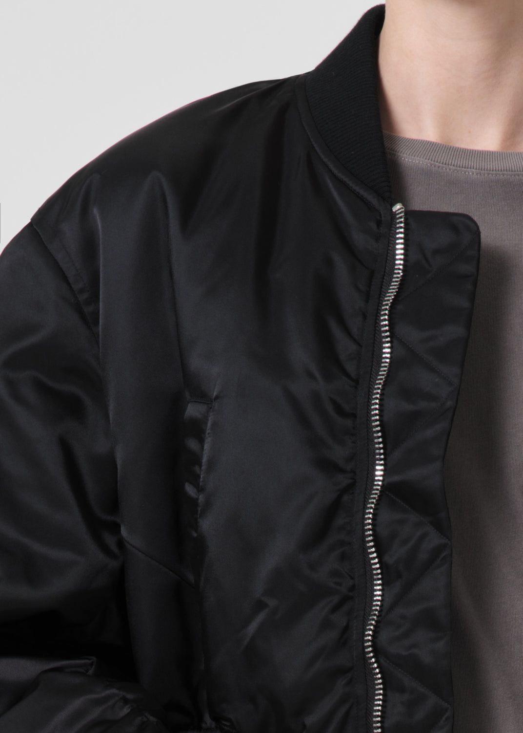 Agolde Jett Bomber Jacket Black | 012576-IUB