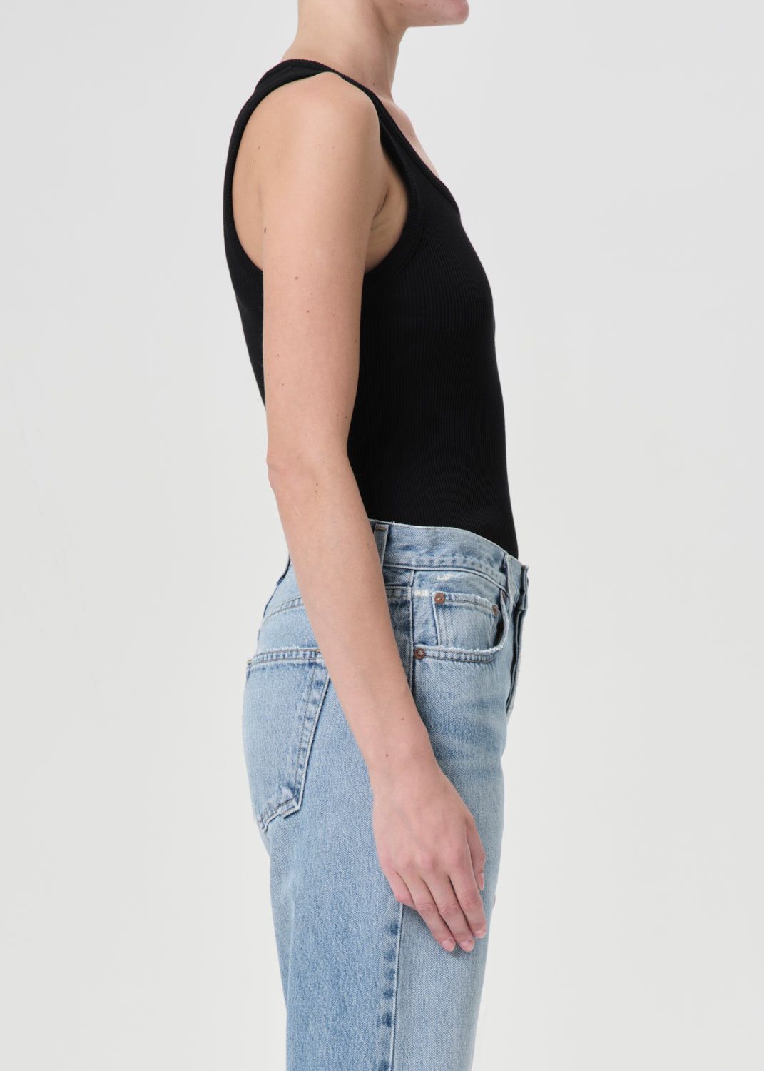 Agolde Poppy Tank Black | 690142-CNV