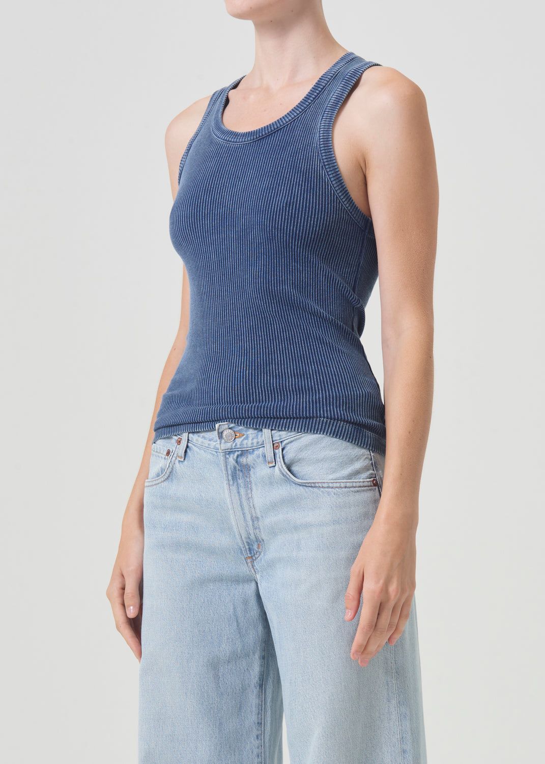 Agolde Poppy Tank Indigo | 342158-CYF